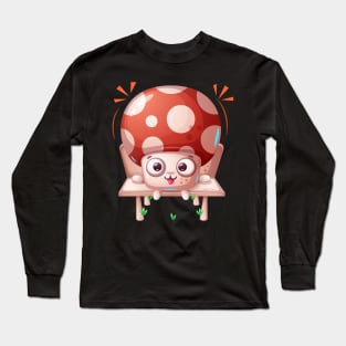 Cartoon Mushroom Cute Long Sleeve T-Shirt